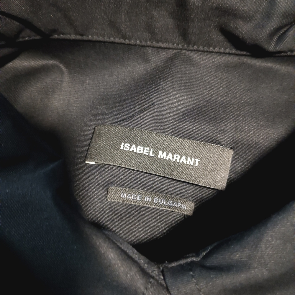 Isabel Marant Black Gramy Pintuck Blouse - Picture 9 of 12